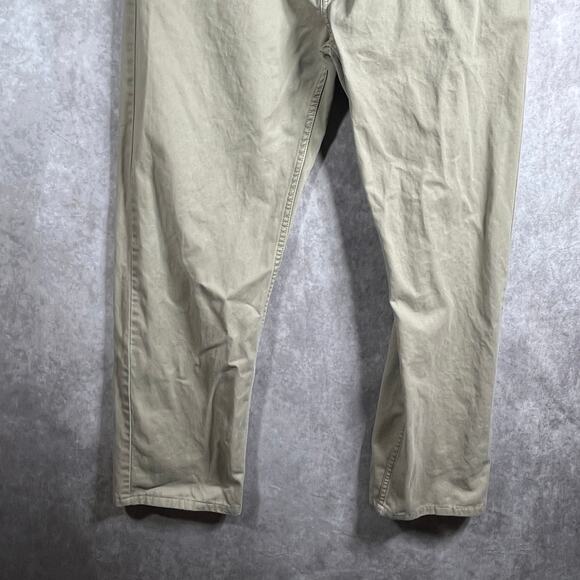 Levi's 505 Pants Mens Size 38X34 Brown Denim Regular Fit Straight Leg Casual - Picture 3 of 10